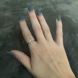 silver brand new ring